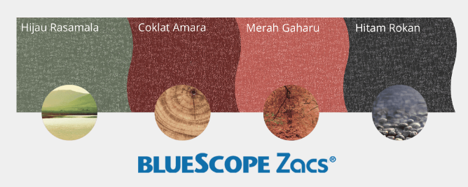 warna natural atap BlueScope